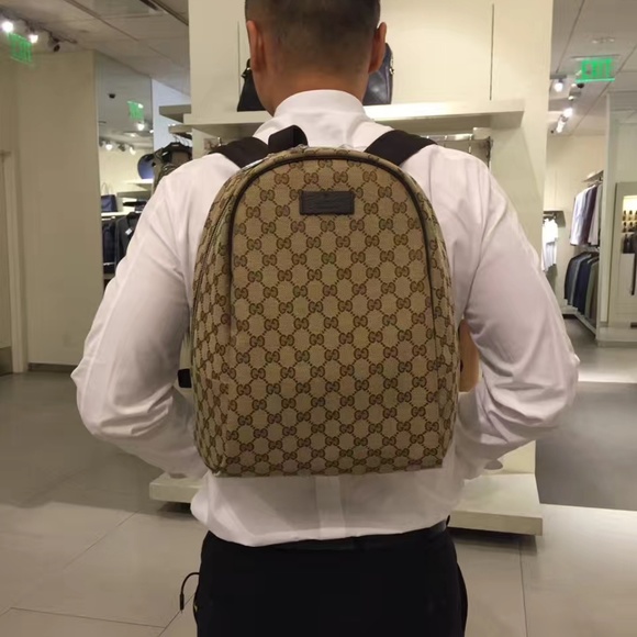 Gucci Canvas Guccissima Backpack